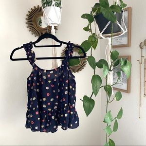 NWT Madewell floral blouse